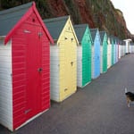 Seaton Devon beach huts
