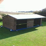 Mobile field shelter trailer unit