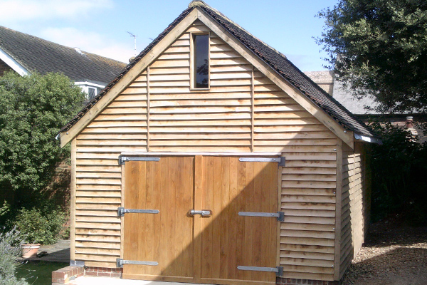 Oak Frame Garages By Custom Timber Buildings