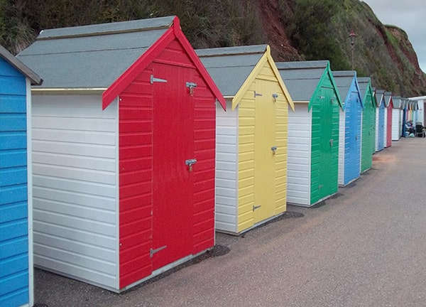 beach huts