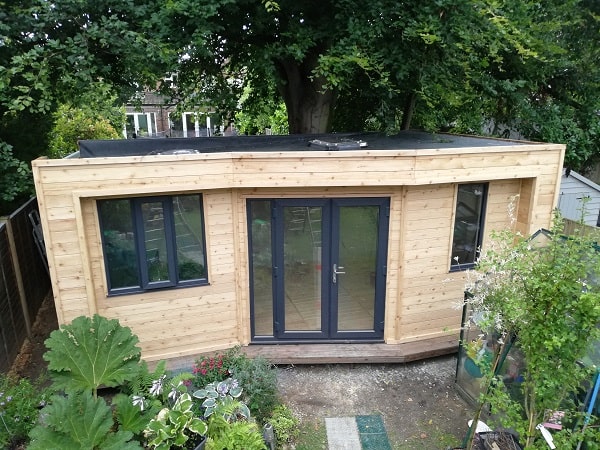 Custom timber garden buildings including sheds, offices and workshops