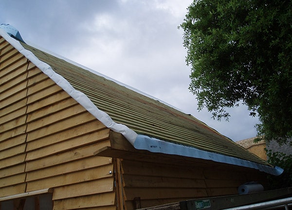 J28-5 oak frame garage taunton