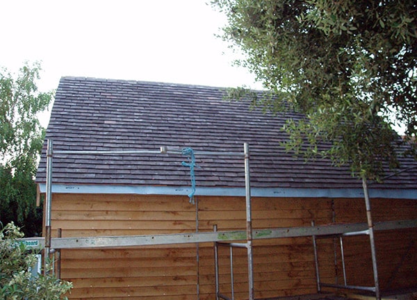 J28-7 oak frame garage bournemouth