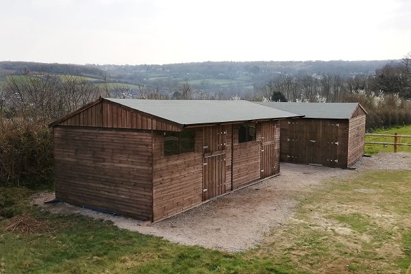 Double stable and barn