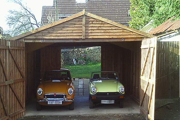 Timber Garage Devon