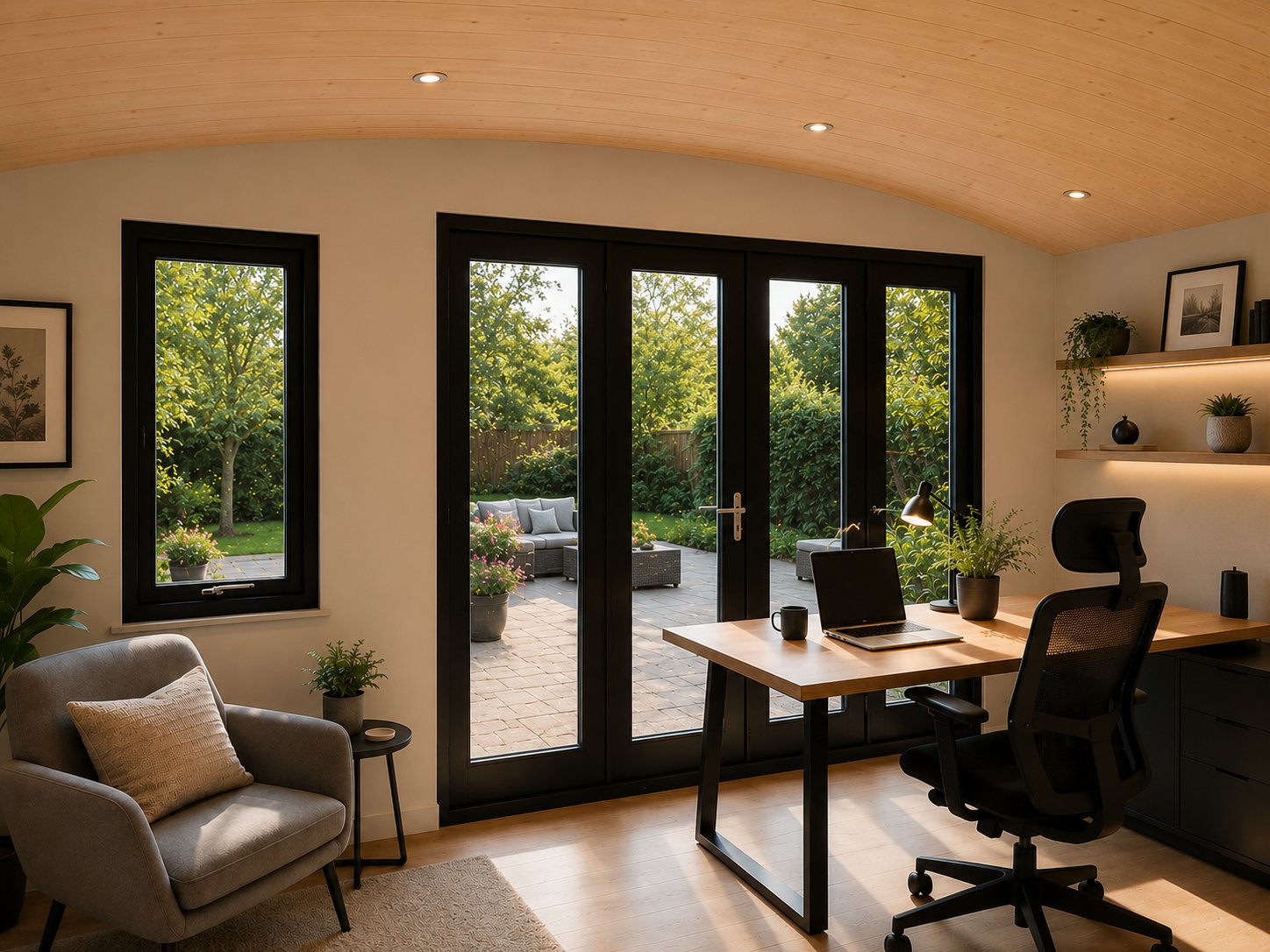 Garden Office Interior