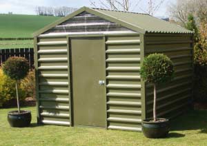 metal garden shed