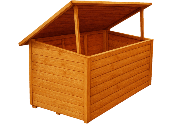 wooden storage boxes